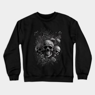 Skull and Flowers #2 Crewneck Sweatshirt